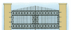 The Monterey Style Gate - Distinctive Ornamental Aluminum Gates from Fences 4 Less