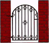 The 2000 Style Gate - Distinctive Ornamental Aluminum Gates from Fences 4 Less