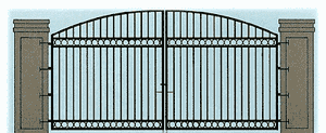 The Westport Style Gate - Distinctive Ornamental Aluminum Gates from Fences 4 Less