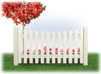 Harriburg Vinyl Fence Section