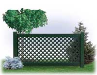 Pocono Vinyl Fence Section