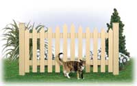 Sunbury Vinyl Fence Section